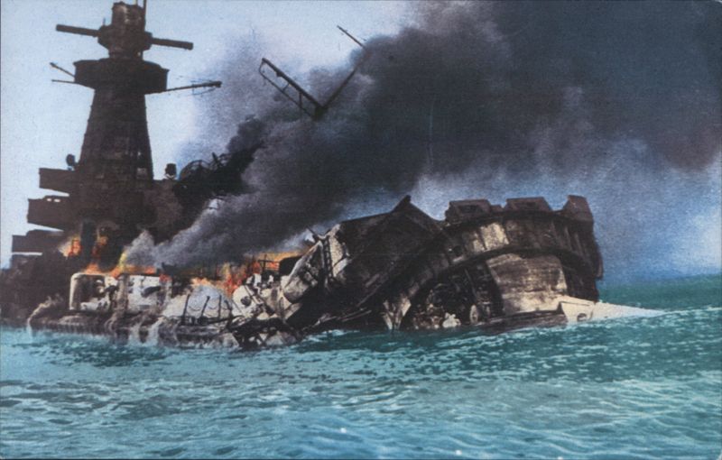Admiral Graf Spee Scuttled, Uruguay Coast 1939