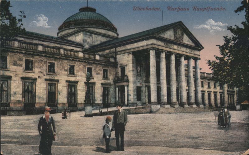 Wiesbaden Kurhaus Hauptfacade Germany