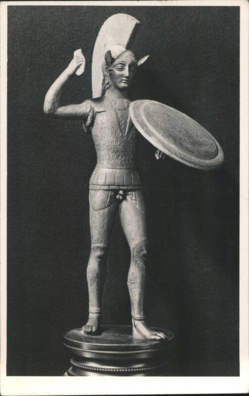 Etruscan Bronze Warrior Statue, Florence Archaeological Museum