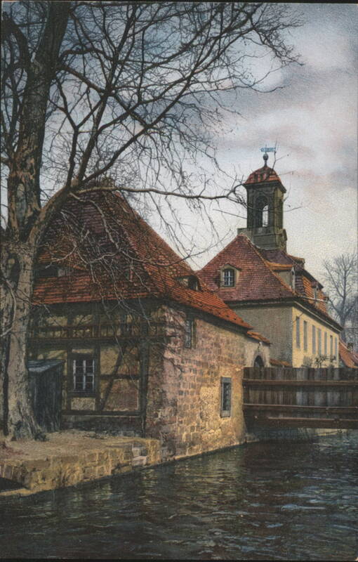 Old Powder Mill with Weisseritz Mill Ditch, Dresden Germany