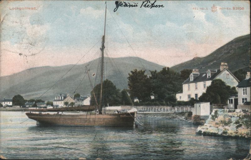 Sailboat on Lochgoilhead, Scotland
