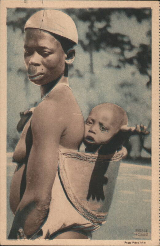 Toubourie Woman & Baby, Mayo-Kebi Chad Pierre Ichac