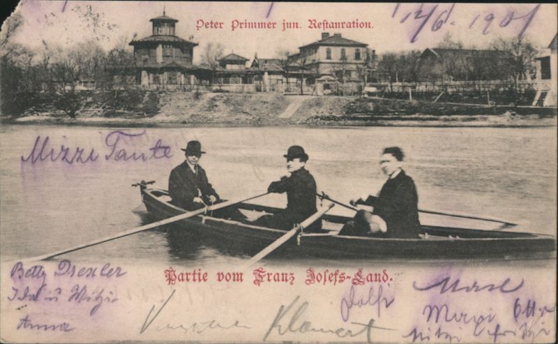Franz Josefs-Land, Peter Primmer jun. Restauration, Rowboat Gross Herrlitz Czechoslovakia