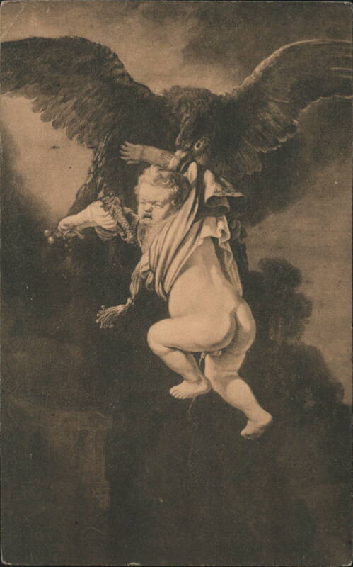 Rembrandt's Abduction of Ganymede, Dresden Galerie