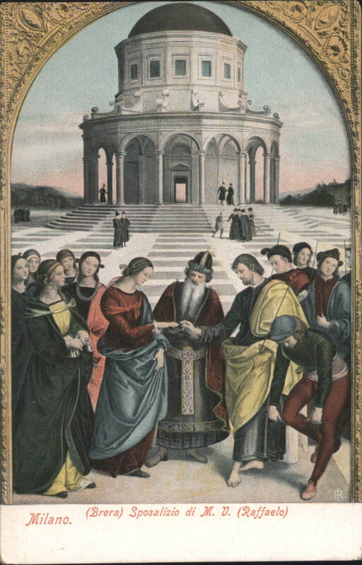 Raphael's Marriage of the Virgin, Brera, Milan Italy