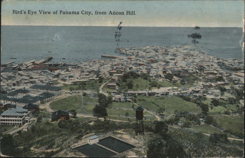 Bird's Eye View of Panama City, from Ancon Hill