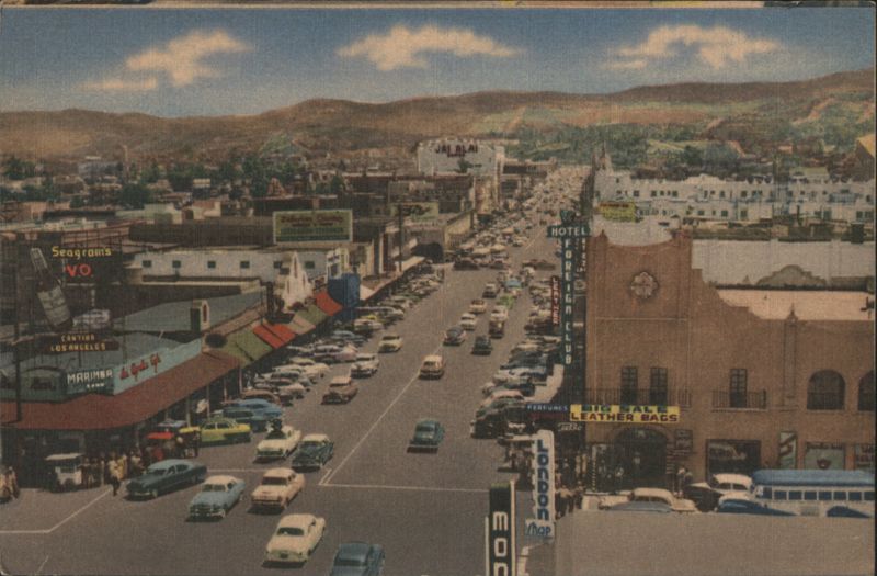 Tijuana, MX - Avenida Revolución, Jai-Alai & Clubs Mexico