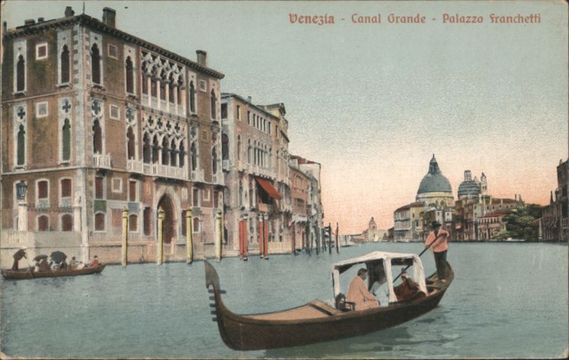 Venezia - Canal Grande - Palazzo Franchetti Venice Italy