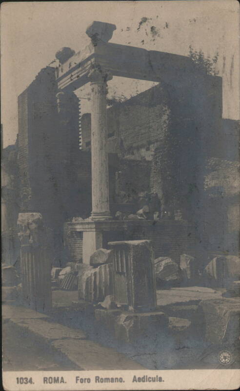 Roman Forum Aedicule, Rome Italy