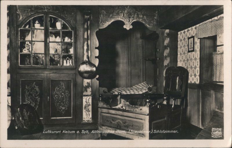 Keitum a. Sylt, Altfriesisches Haus, Schlafzimmer Germany