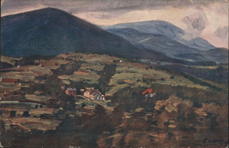 Moravian-Silesian Beskids, Velké Kunčice, Radhošť Mountains Velké Kunčice pod Radhoštěm Czechoslovakia