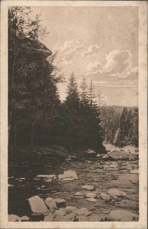 Divoká Orlice River, Zemská brána near Čihák Czechoslovakia
