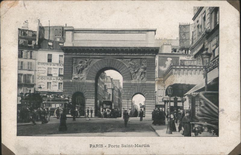 Porte Saint-Martin Arch, Paris France