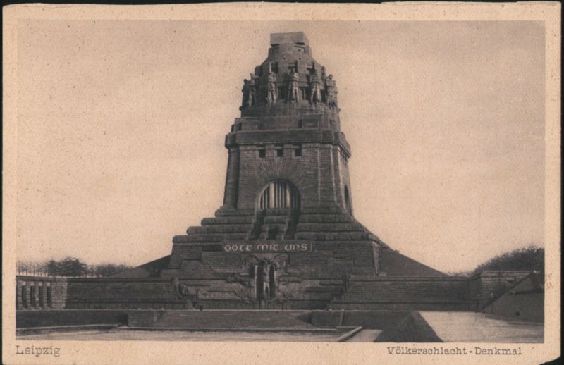 Völkerschlacht-Denkmal, Leipzig - Gott mit uns Germany