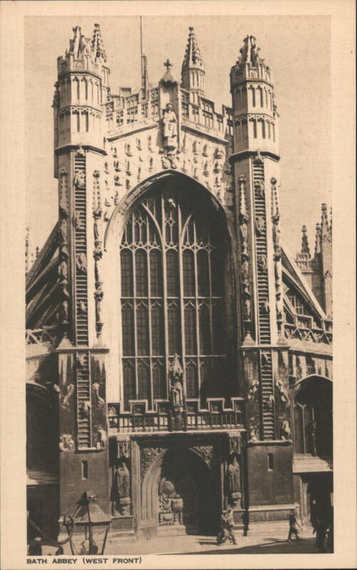 Bath Abbey West Front, Lantern of the West Window United Kingdom