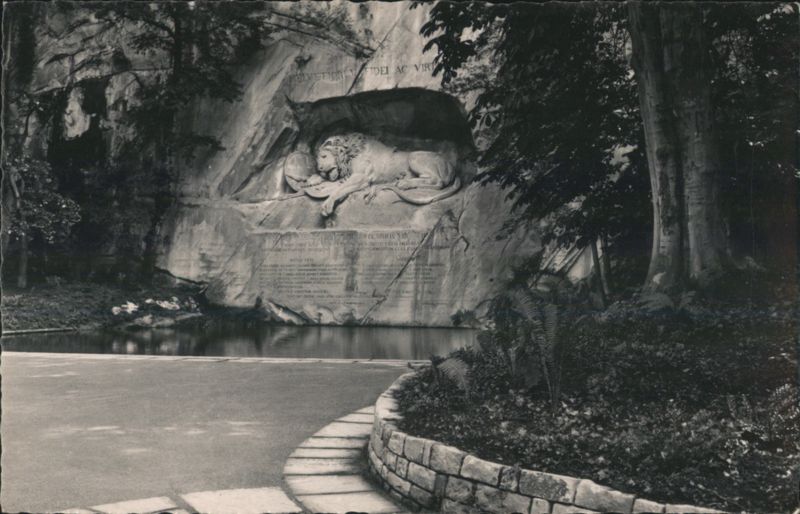 Luzern Löwendenkmal Switzerland