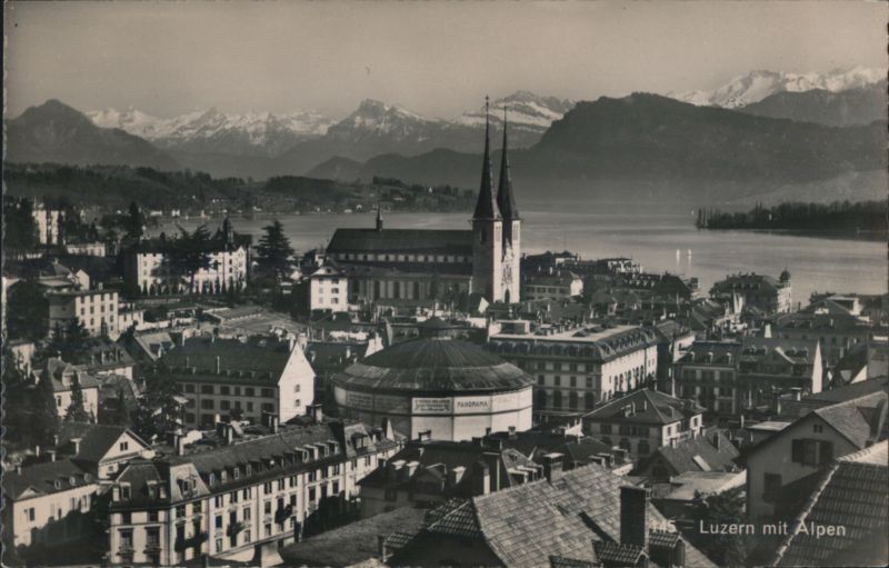 Luzern mit Alpen Switzerland