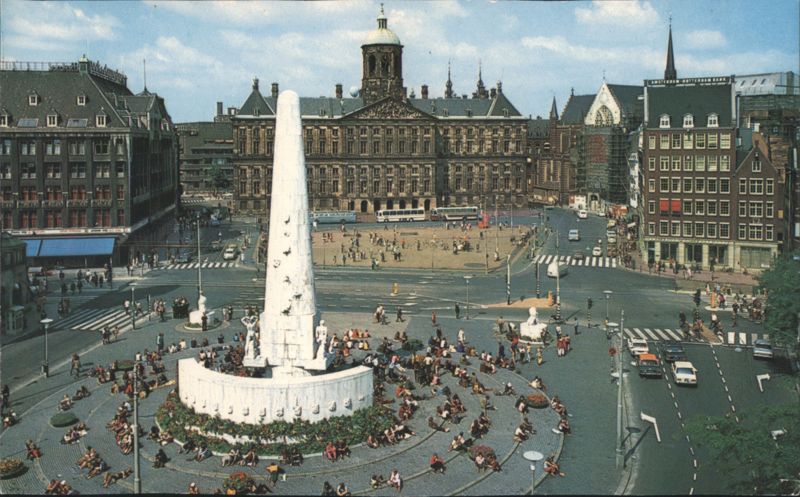 National Monument, Royal Palace, Dam Square, Amsterdam Netherlands