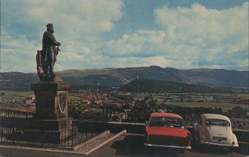 Robert Bruce Statue, Wallace Monument, Stirling, Scotland