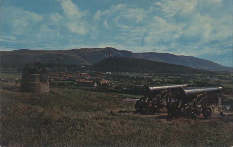 Stirling, Scotland - Wallace Monument, Abbey Craig, Cannons