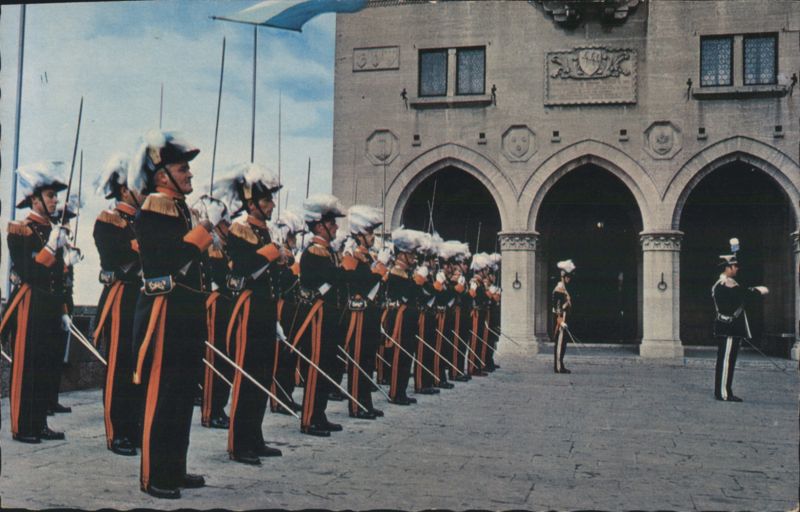 San Marino Noble Guard, Piazza della Libertà Italy