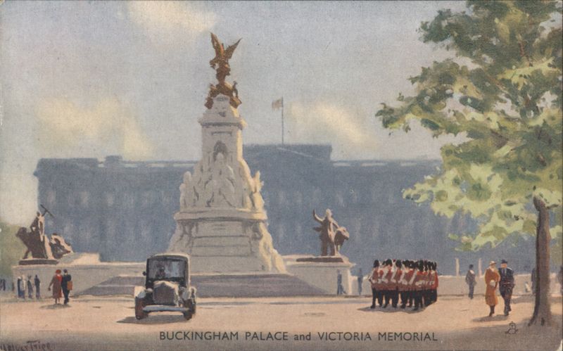 Buckingham Palace and Victoria Memorial, London United Kingdom