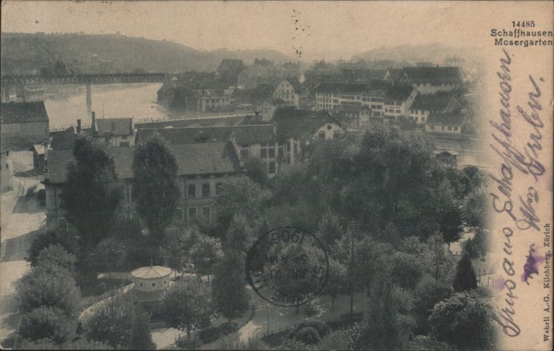 Schaffhausen, Mosergarten View Switzerland