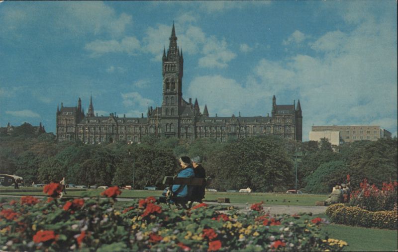 Glasgow University, Gilmorehill, Sir Gilbert Scott Spire Scotland