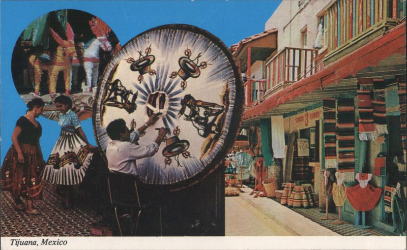 Street Scene, Folk Art, Cultural Performance Tijuana Mexico