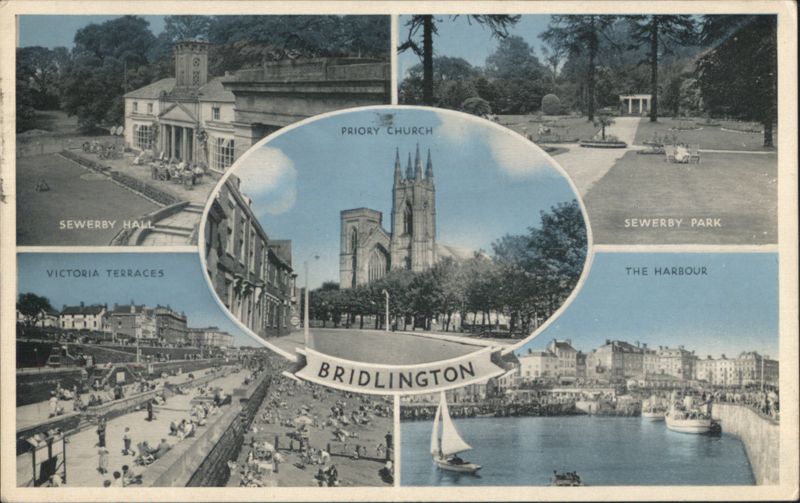 Bridlington Multi-View: Priory, Harbour, Sewerby Hall & Park United Kingdom