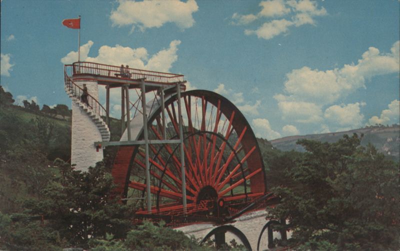 Laxey Big Wheel, Largest Water Wheel in the World Isle of Man