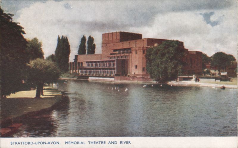 Stratford-upon-Avon Memorial Theatre and River United Kingdom
