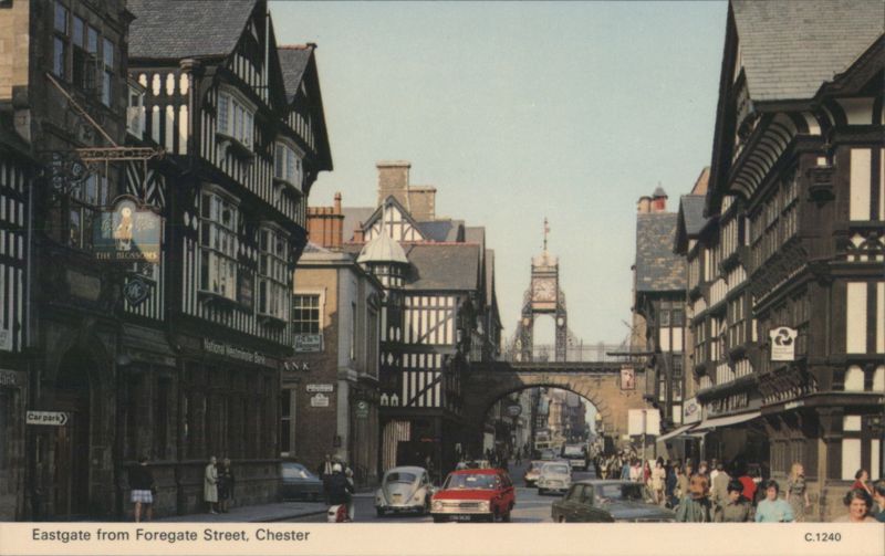 Eastgate from Foregate Street, Chester United Kingdom