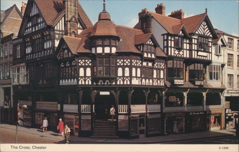 The Cross, Chester - Half-Timbered Buildings United Kingdom