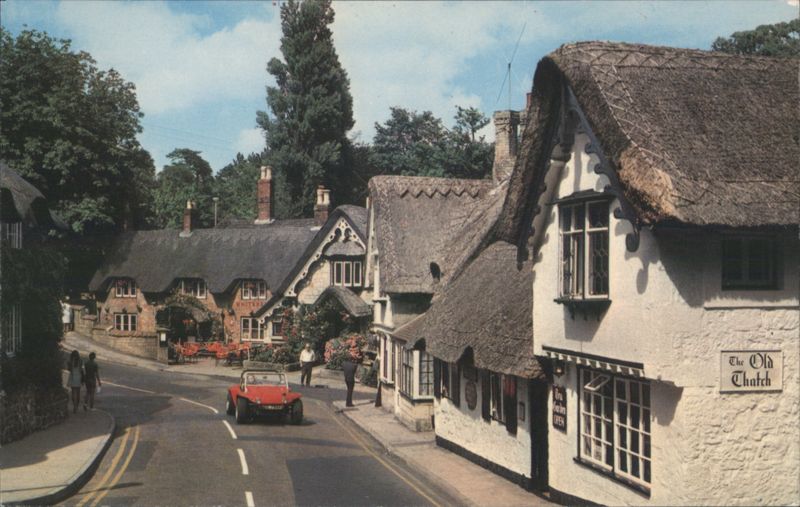 The Old Village, Shanklin, Isle of Wight, Thatched Cottages United Kingdom