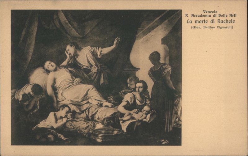 La morte di Rachele, Giov. Bottino Cignaroli Venice Italy