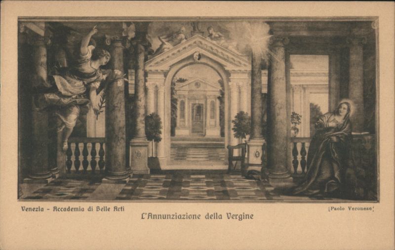 Veronese, L'Annunziazione della Vergine, Venezia Venice Italy