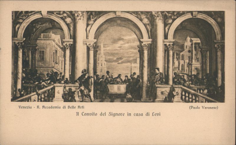 Il Convito del Signore in casa di Levi, Veronese Paolo Veronese