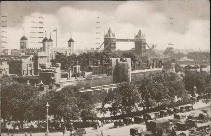 Tower of London showing Tower Bridge United Kingdom