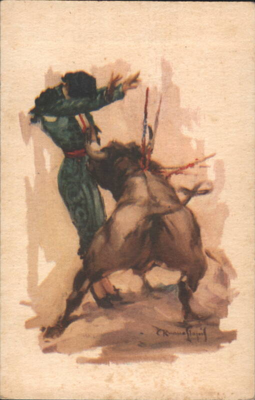 Cuadrando en la cara: Bullfighter and Bull Mexico