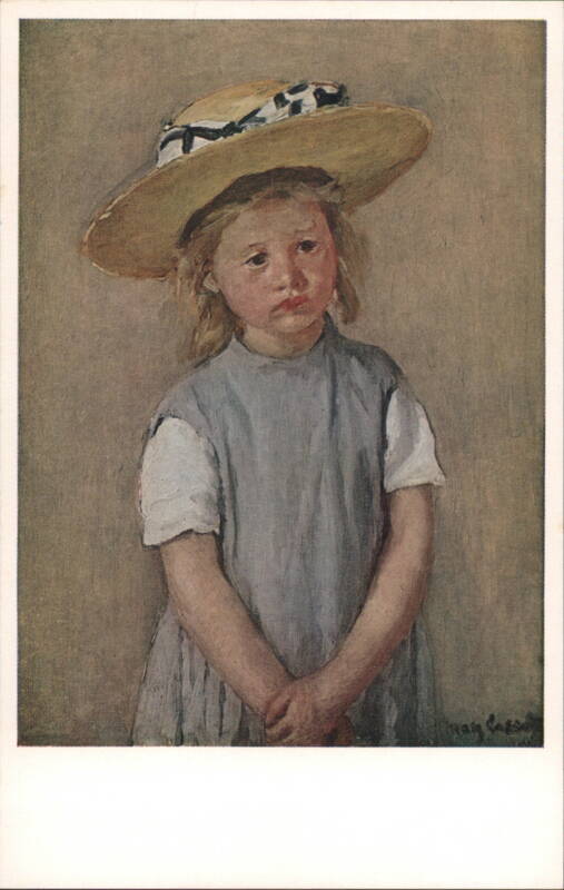 Child in a Straw Hat by Mary Cassatt Children