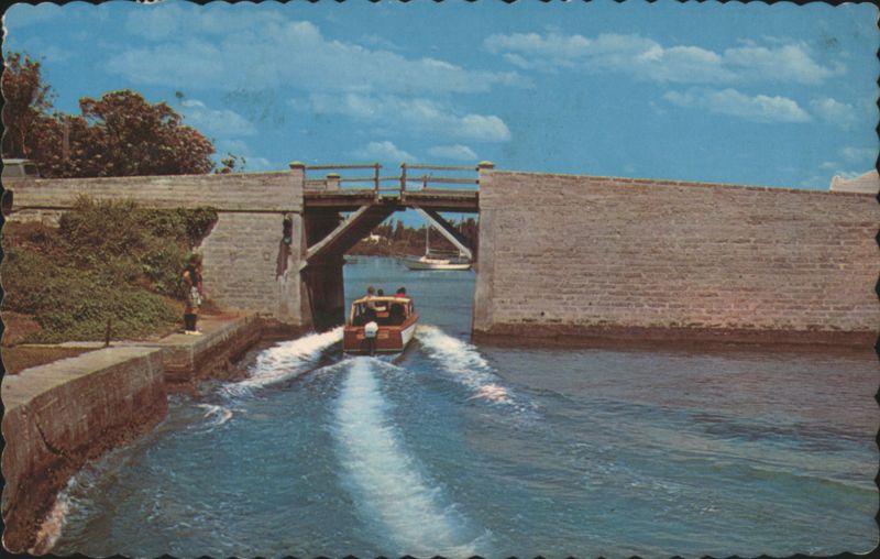 Somerset Bridge, Smallest Drawbridge, Bermuda Sandy's Parish