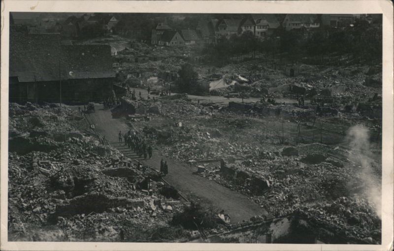 Leonberg Germany Widespread Destruction 1933
