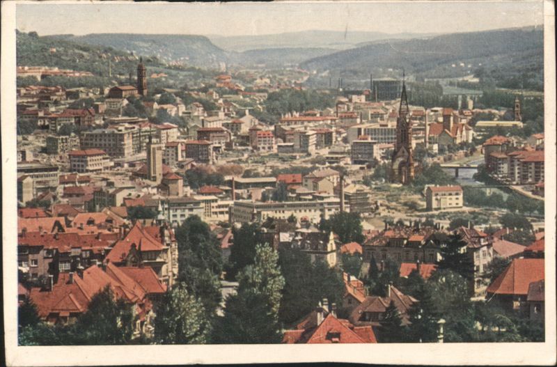 Pforzheim vom alten Wasserturm aus gesehen Germany