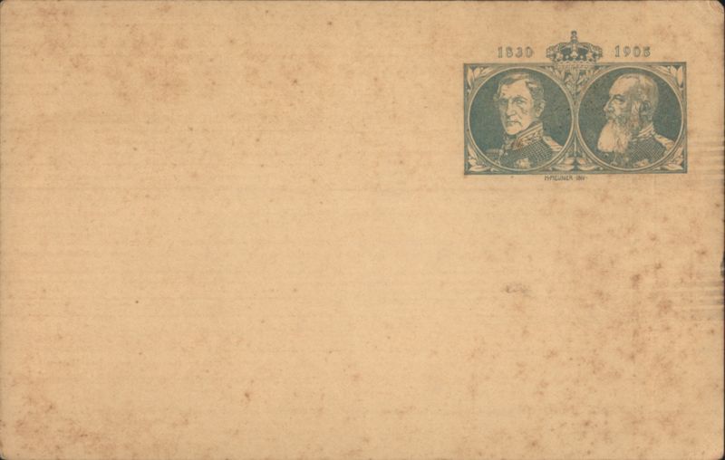 1830-1905 Commemorative Portraits, P. Meunier Inv. Belgium