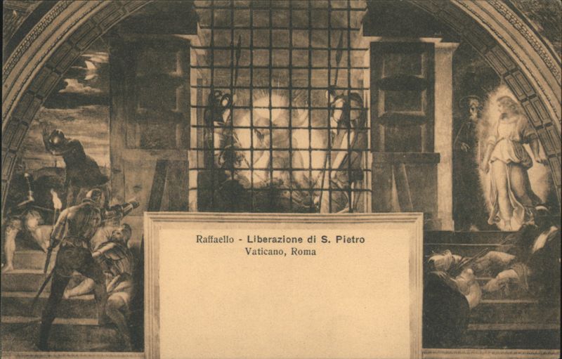 Raffaello - Liberazione di S. Pietro, Vaticano Rome Vatican City