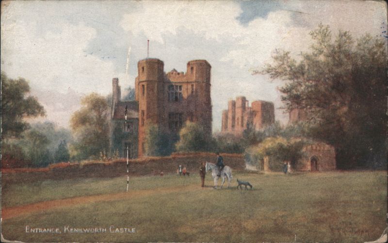 Entrance, Kenilworth Castle England W. W. Qua Tremain