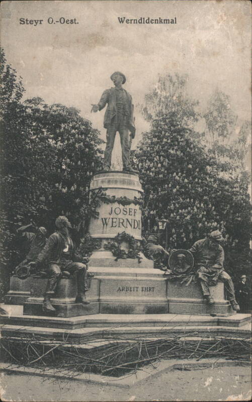 Werndldenkmal Josef Werndl Monument Steyr Austria
