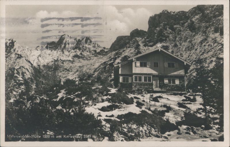 Mittenwalder-Hütte, Karwendel Mountains Germany
