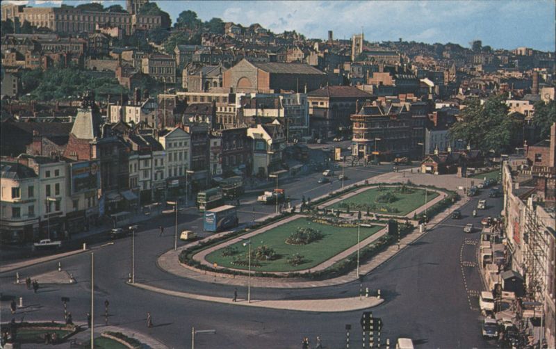 Bristol City Centre towards Colston Avenue & University United Kingdom
